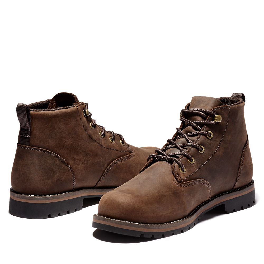 Timberland Mens Chukka Boots Redwood Falls Waterproof - Brown - India LN2105843